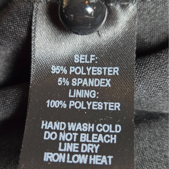 Lulus Aniyah Made in USA Black Side Zip Wide-Leg Halter Top Jumpsuit Size M - Picture 11 of 12